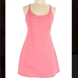 Halara Peach Pink Criss Cross Active Dress With Easy Peezy Shorts Size Large